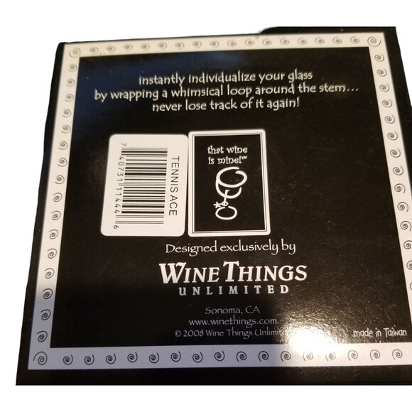 That Wine is Mine Wine Cellar 6-Piece Markers Charms Tags Glasses Wine Charm - Picture 6 of 7